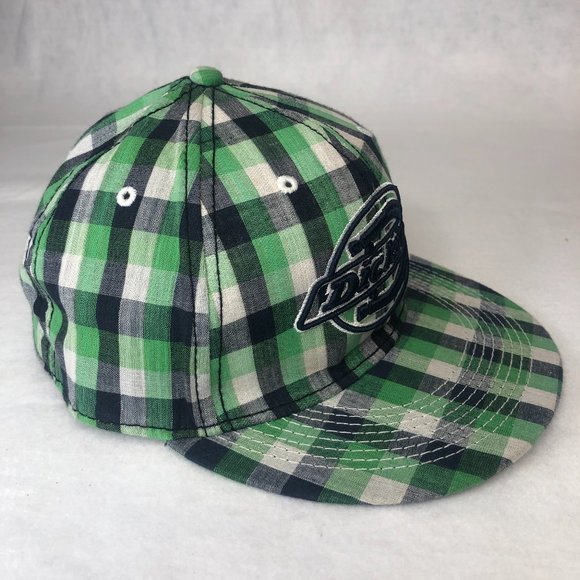 Dickies Embroidered Flat Brim Hat Fitted Cap Kid's Size - Picture 5 of 8